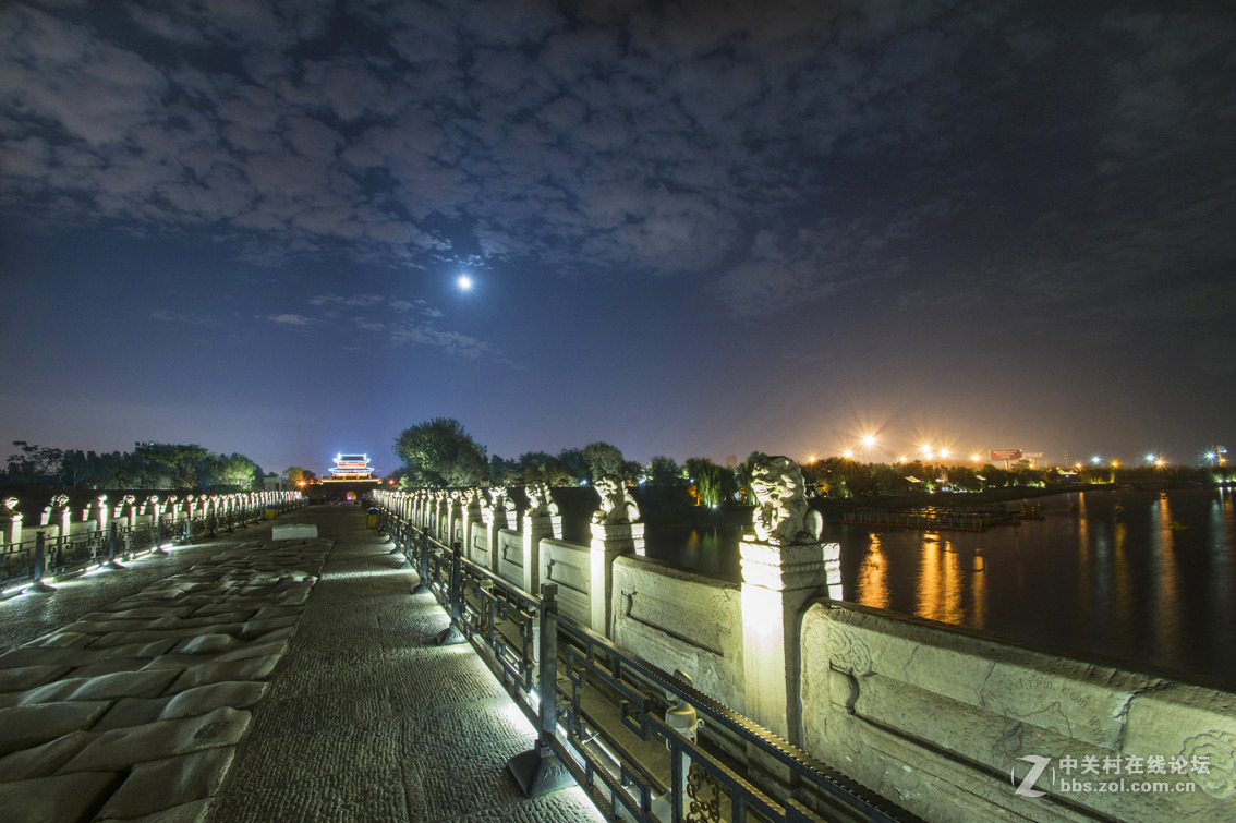 卢沟桥夜色拍摄于阅兵日当晚