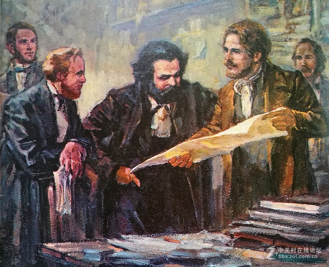 华为P9：翻拍咱阅藏《革命导师马克思恩格斯画册》选页