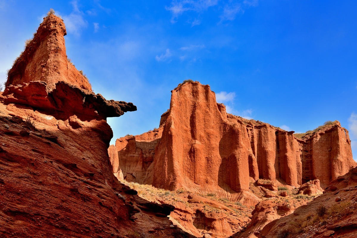 南疆秋韵温宿大峡谷