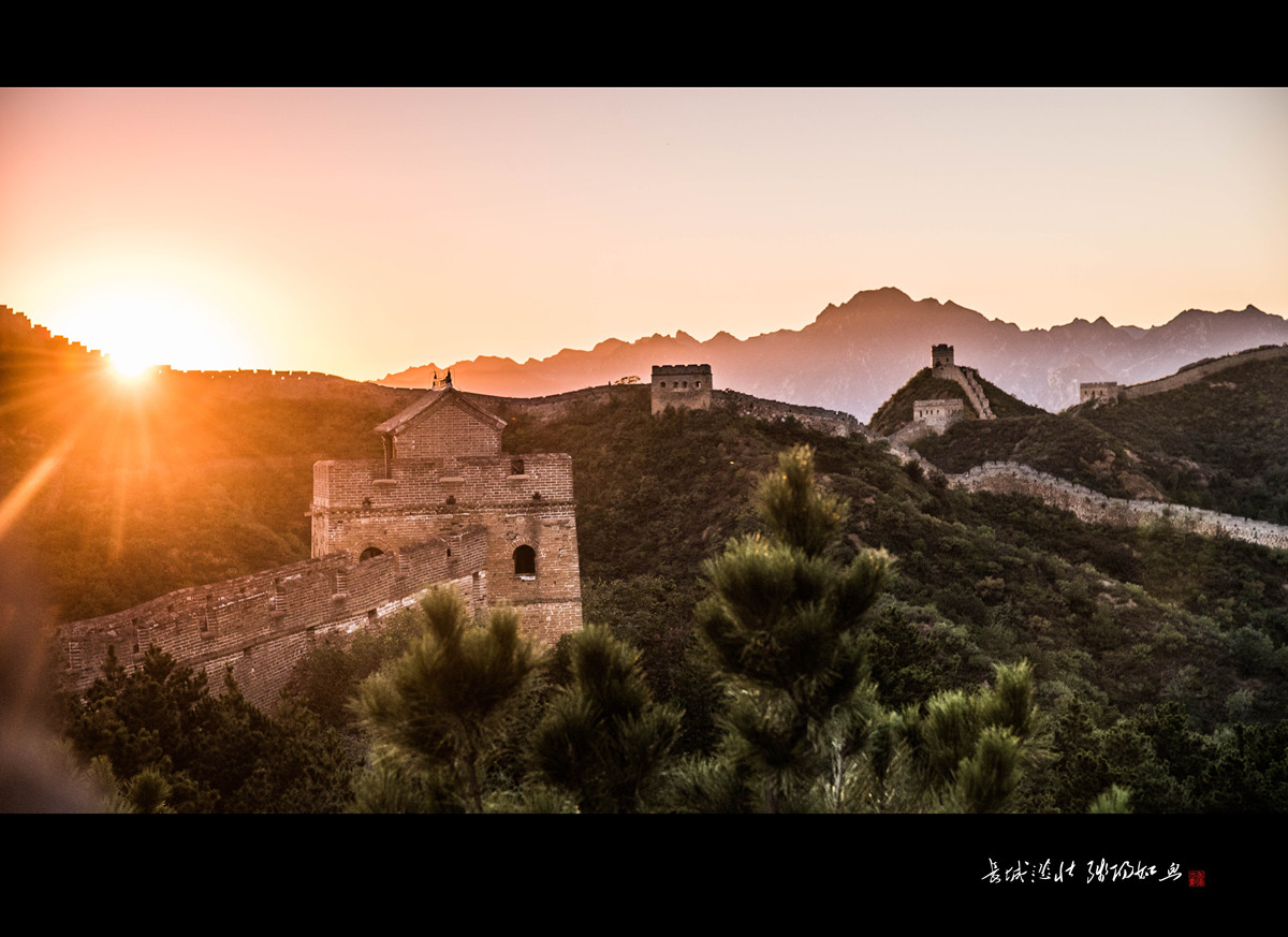 【老张光影乌兰布统系列第一季】长城悲壮 残阳如血
