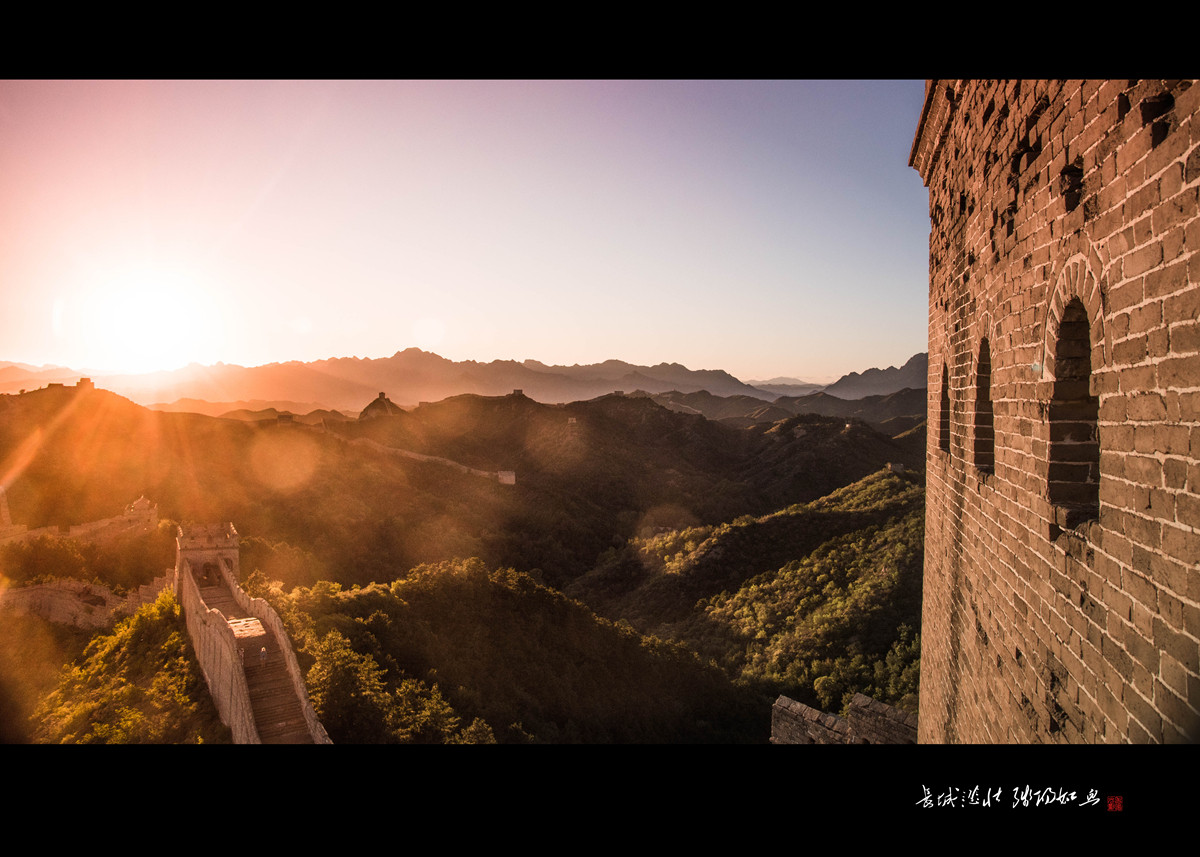 【老张光影乌兰布统系列第一季】长城悲壮 残阳如血