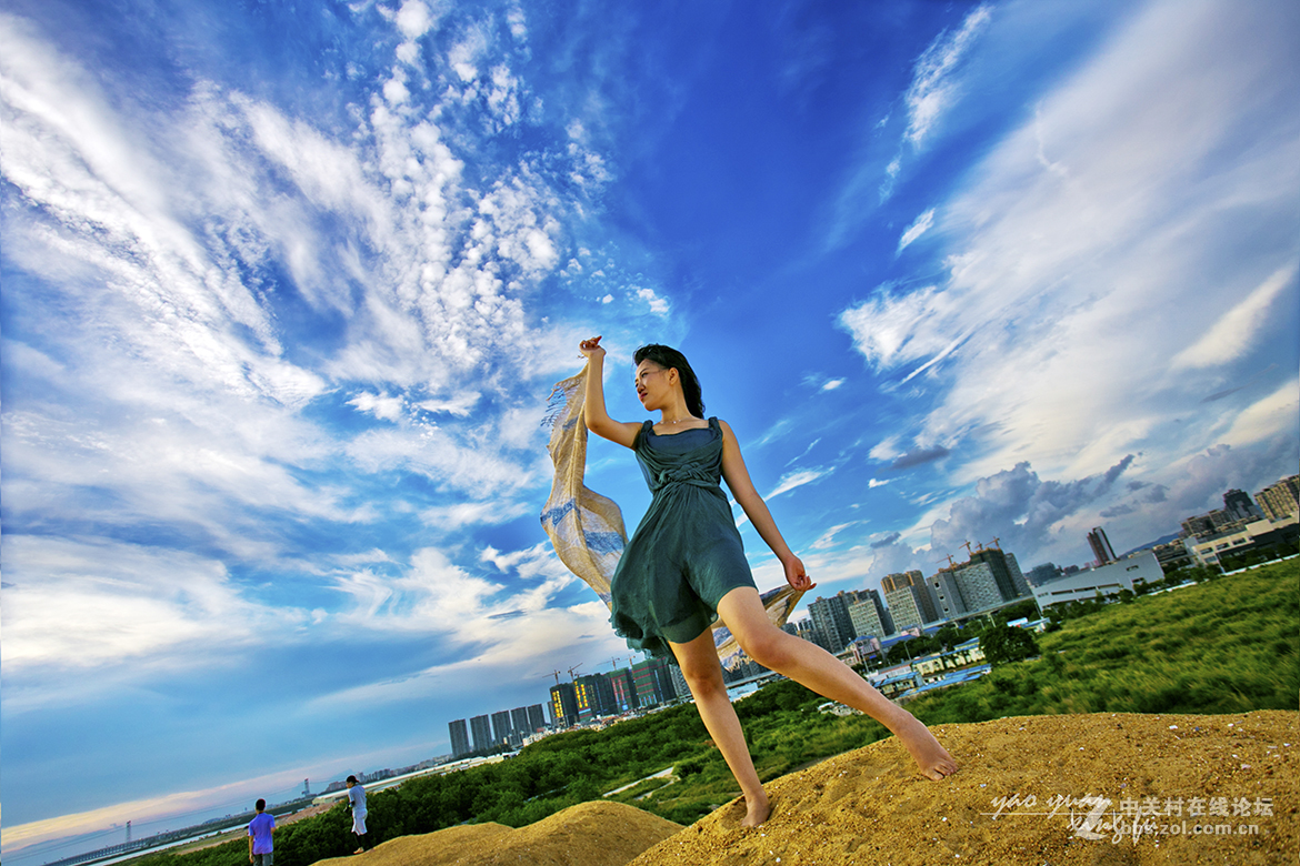 初试超广角人像