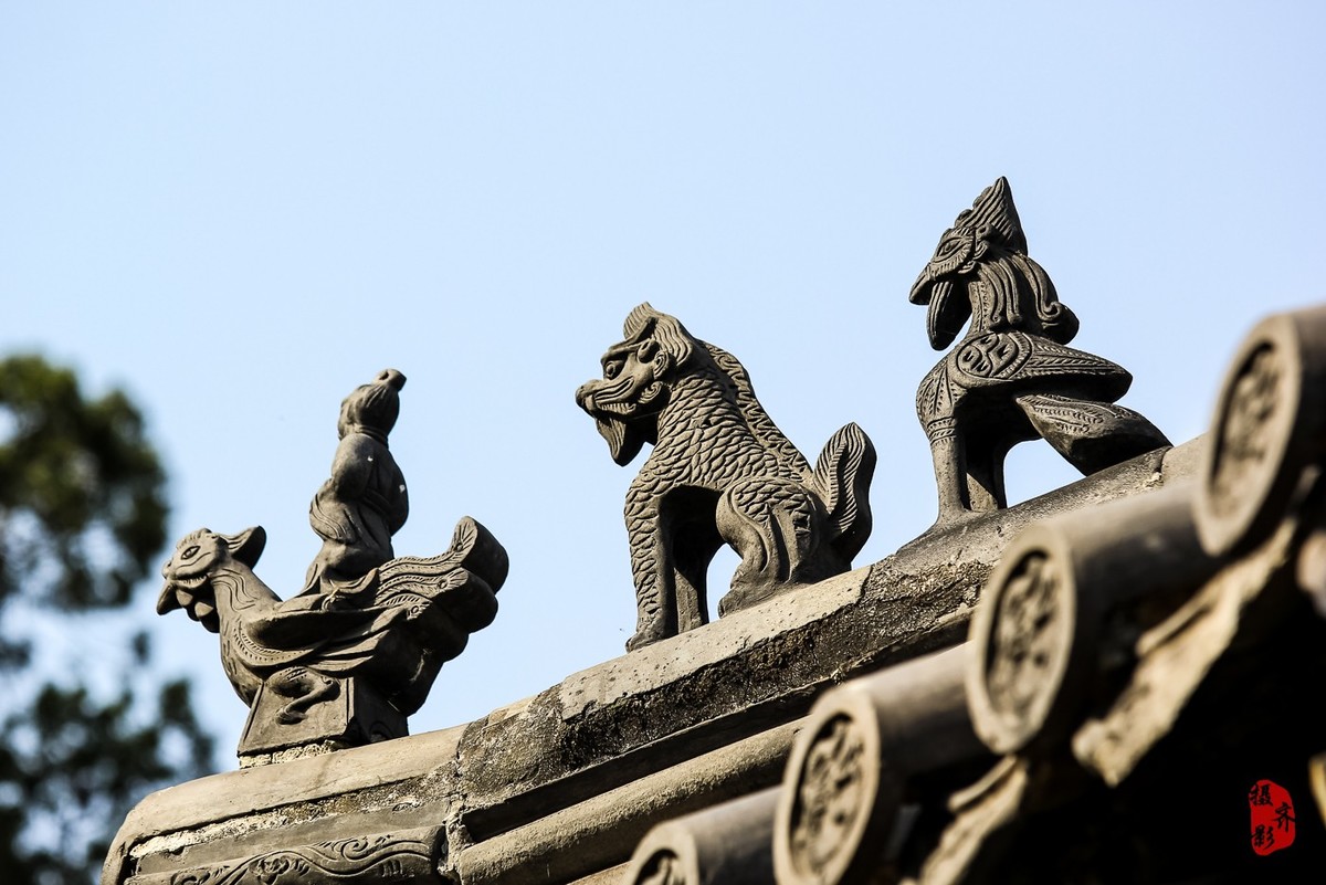 古代建筑屋檐脊角神兽-中关村在线摄影论坛