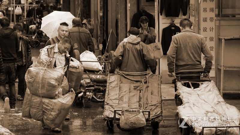 2016年10月汉正街的扁担们