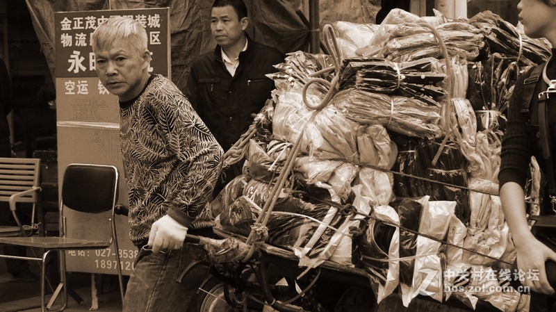 2016年10月汉正街的扁担们