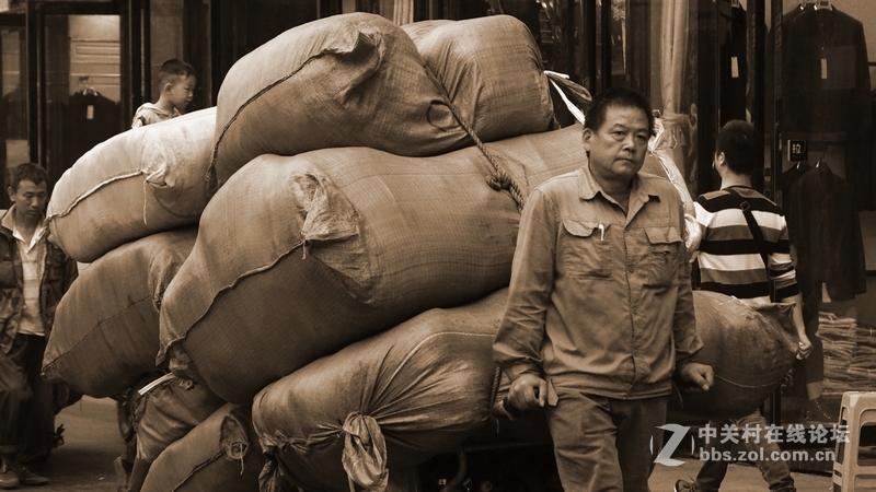 2016年10月汉正街的扁担们