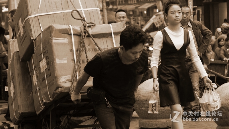 2016年10月汉正街的扁担们