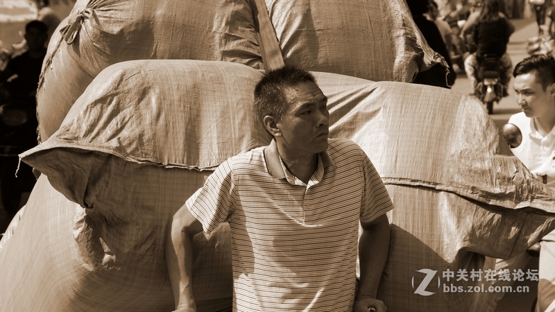 2016年10月汉正街的扁担们