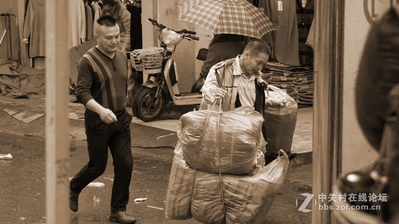 2016年10月汉正街的扁担们