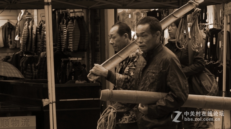 2016年10月汉正街的扁担们