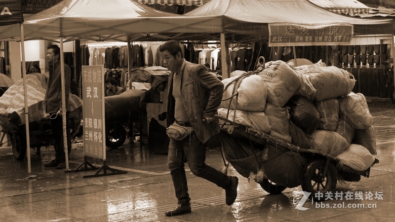 2016年10月汉正街的扁担们