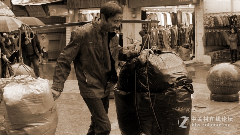 2016年10月汉正街的扁担们