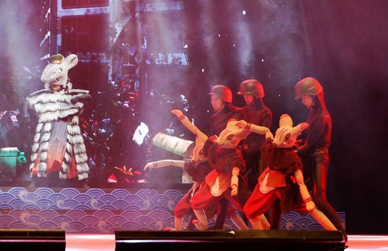 泉州第五届国际木偶节石狮专场广东木偶剧团演出