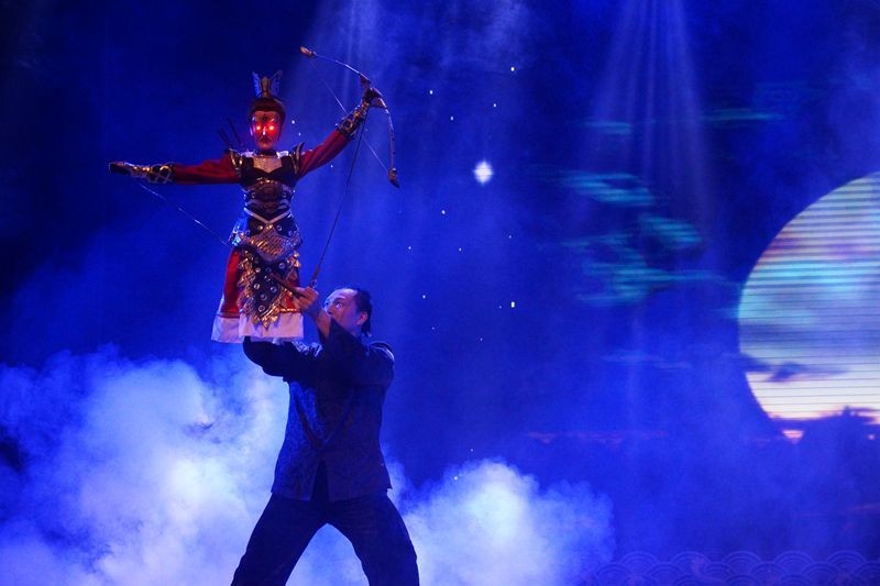 泉州第五届国际木偶节石狮专场广东木偶剧团演出