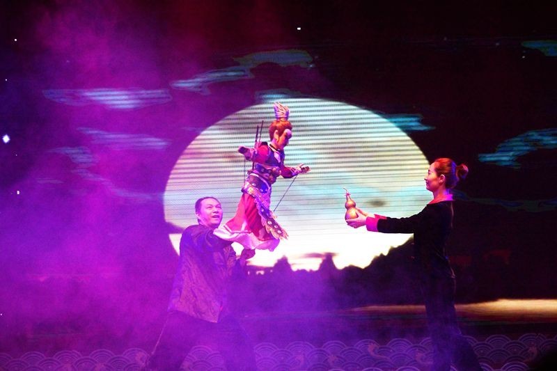 泉州第五届国际木偶节石狮专场广东木偶剧团演出