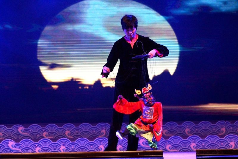 泉州第五届国际木偶节石狮专场广东木偶剧团演出