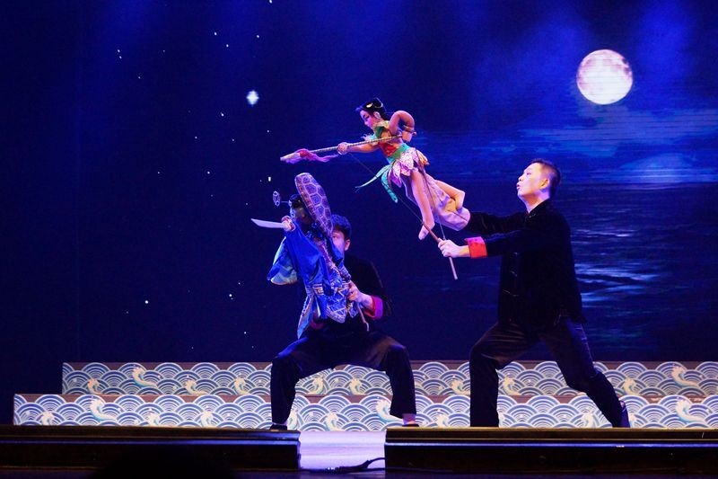 泉州第五届国际木偶节石狮专场广东木偶剧团演出