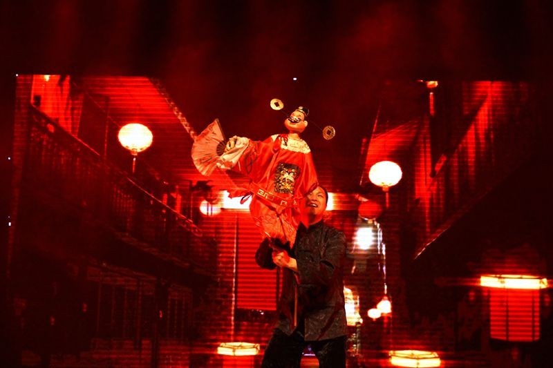 泉州第五届国际木偶节石狮专场广东木偶剧团演出