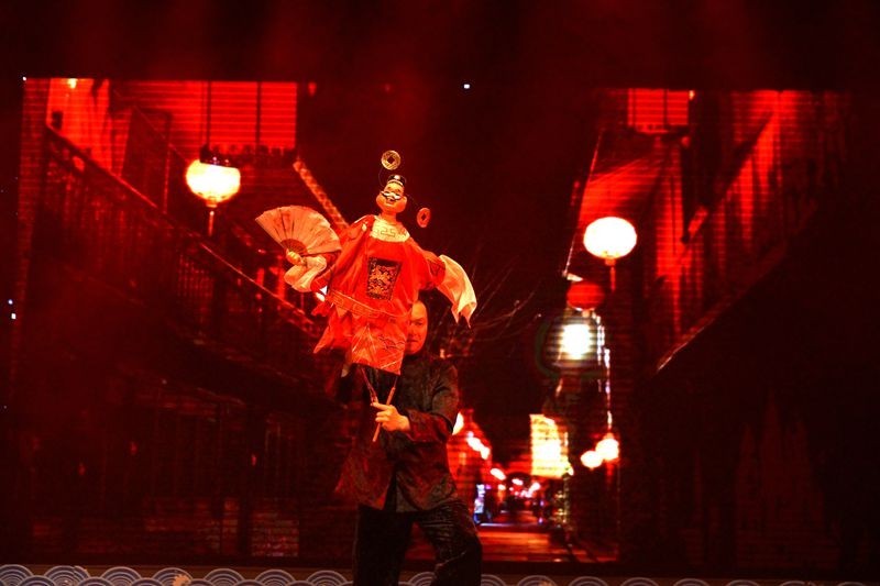 泉州第五届国际木偶节石狮专场广东木偶剧团演出