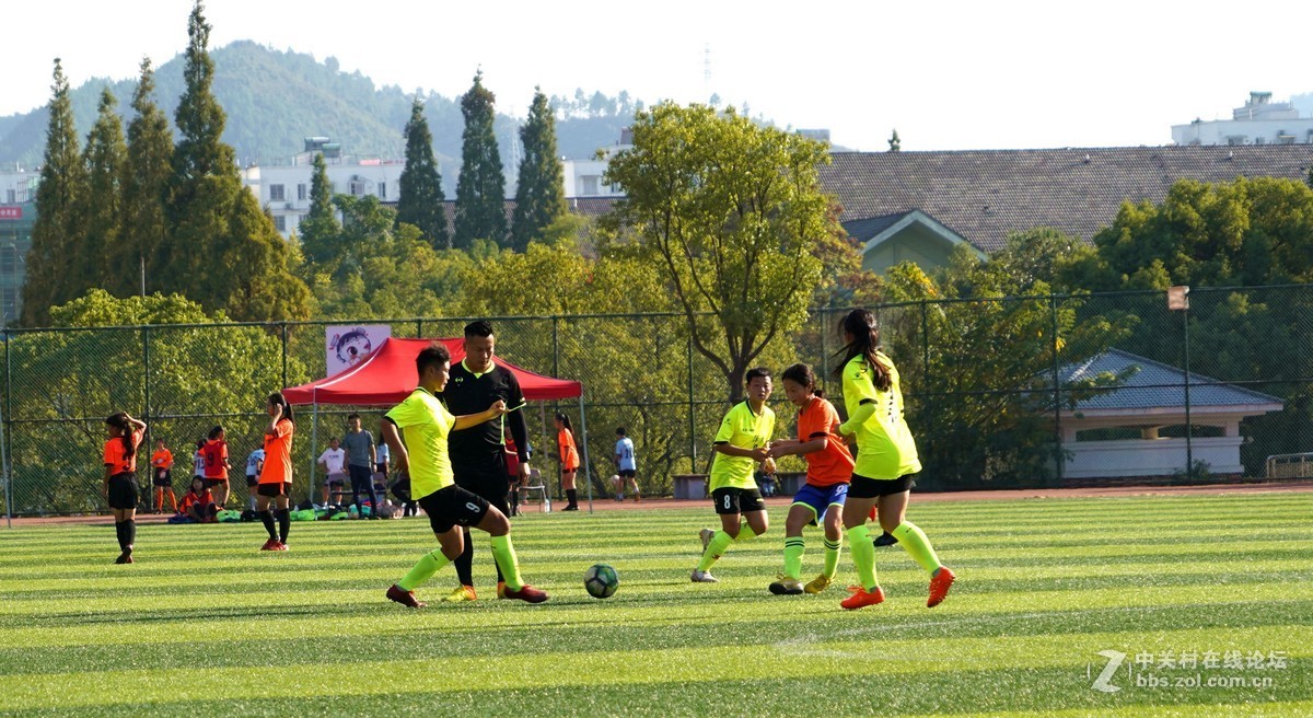 绿茵场上一一翩翩少年挥汗如雨，奋力拼搏