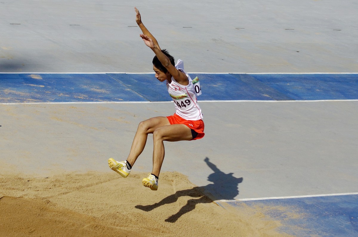 跳远形形色色的表情