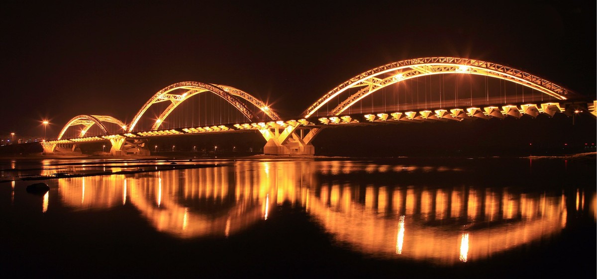 沈阳长青桥夜景图片图片