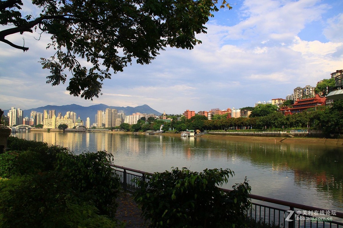 福建福州闽江二岸风景01