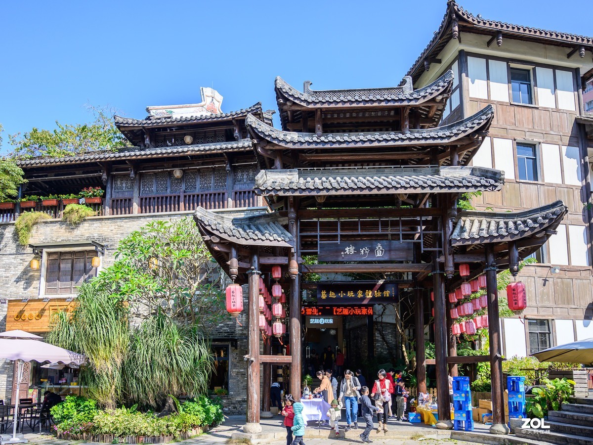 深圳甘坑客家小镇古风建筑
