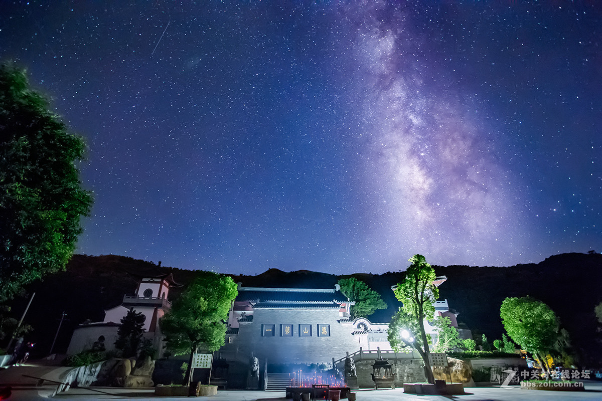 横县宝华山应天寺银河-中关村在线摄影论坛