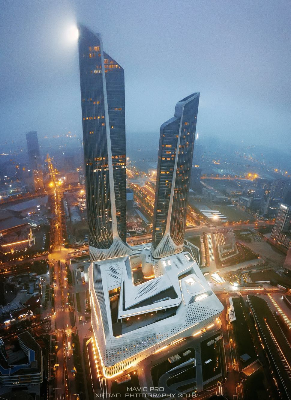 南京青奥双子楼和大报恩寺