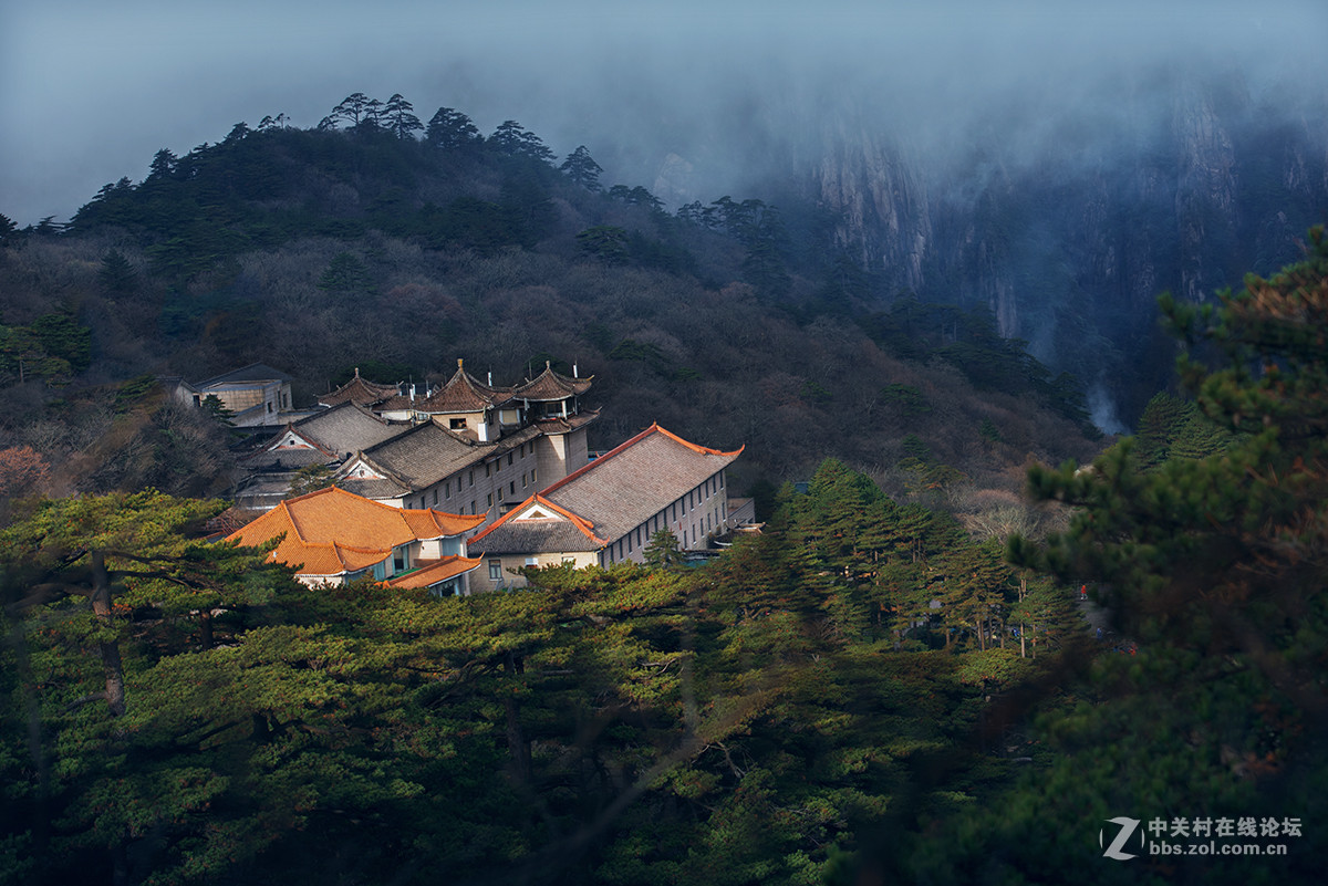 黄山美景尽收眼底