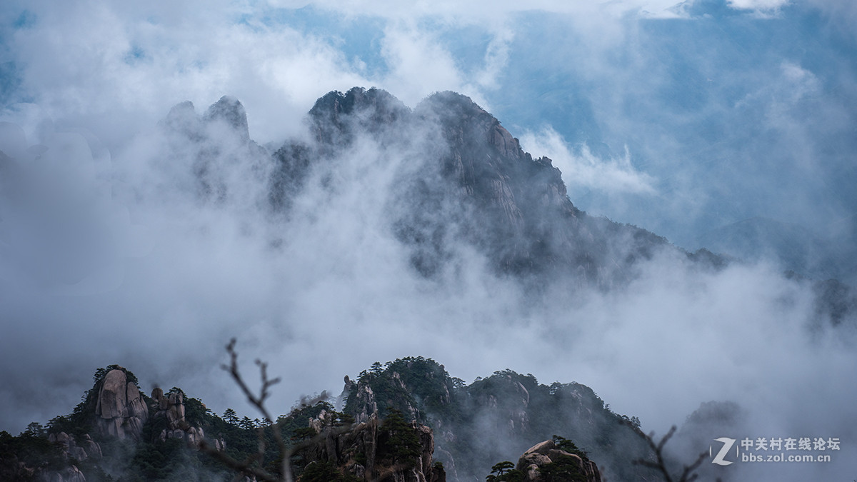 黄山美景尽收眼底