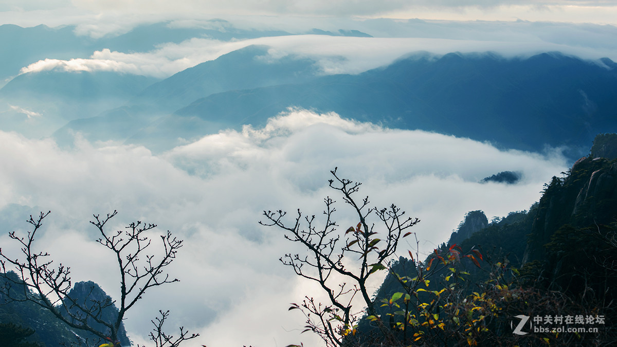 黄山美景尽收眼底