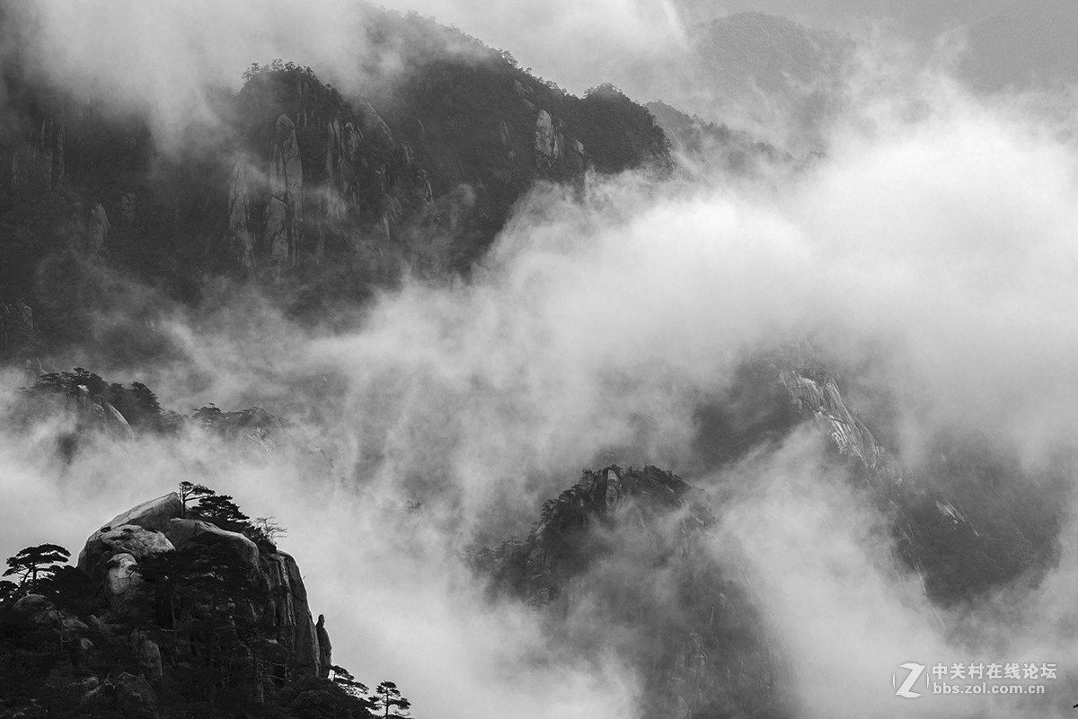 黄山美景尽收眼底