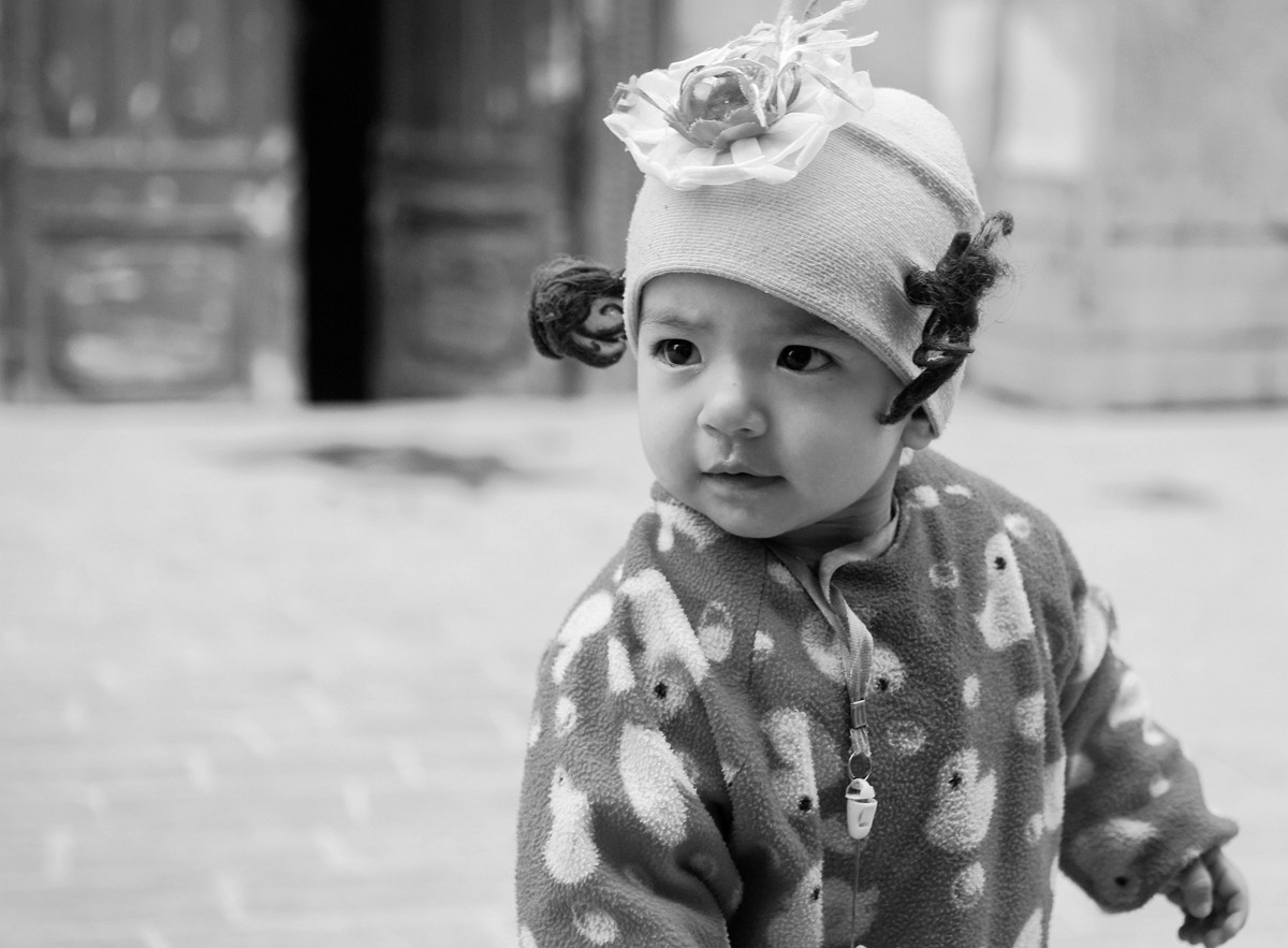 南疆行  喀什老城里的孩子