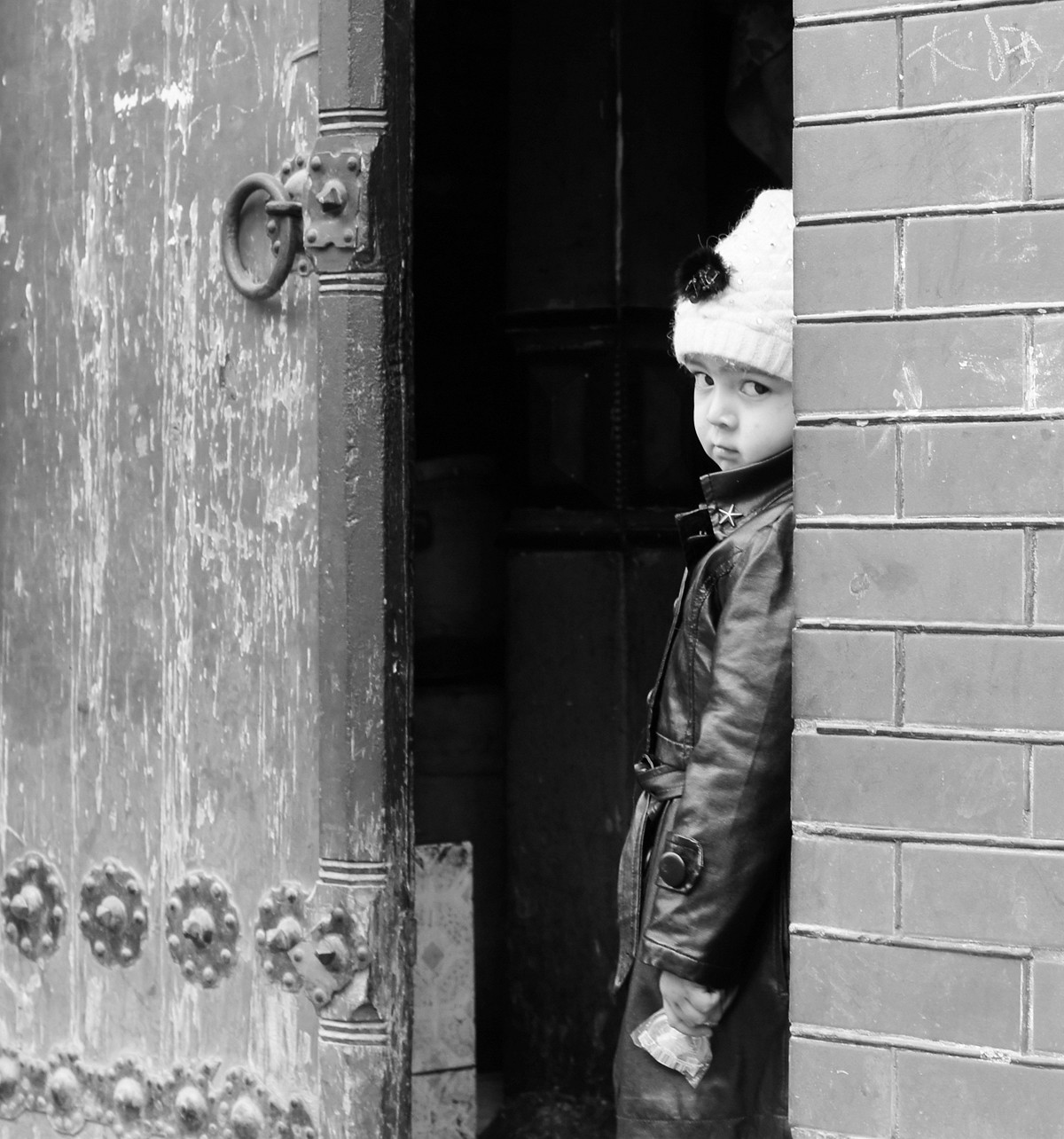 南疆行  喀什老城里的孩子