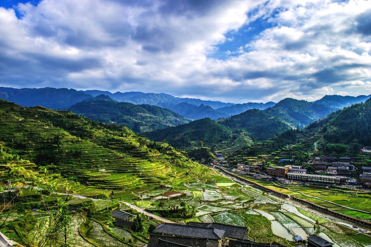 西江千户苗寨梯田