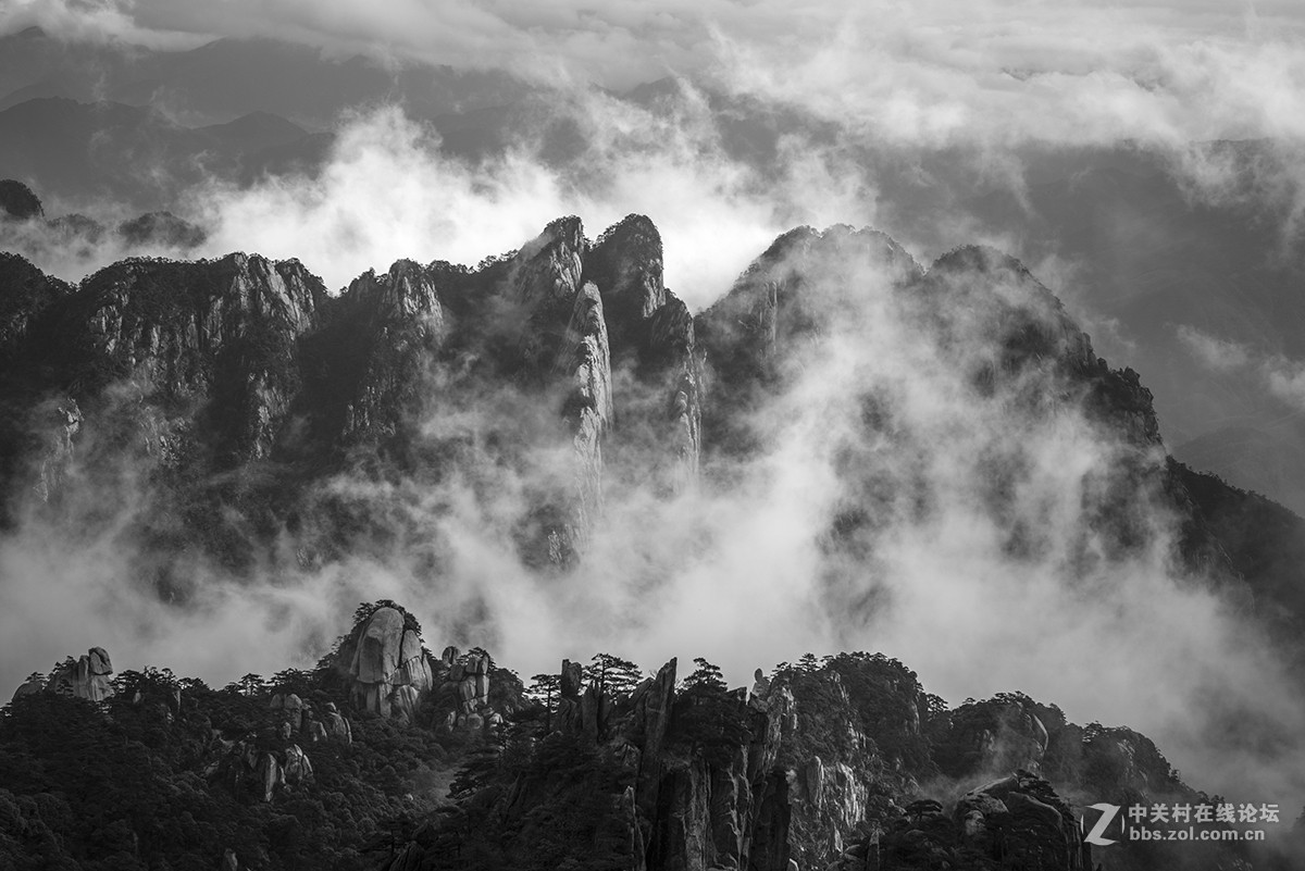 黄山美景尽收眼底