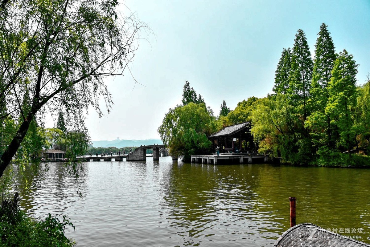 浙江绍兴鉴湖优美风景区