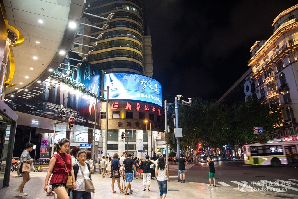 上海淮海中路掠影