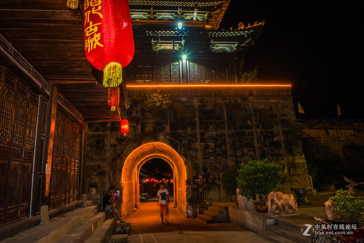 昭化古城夜景