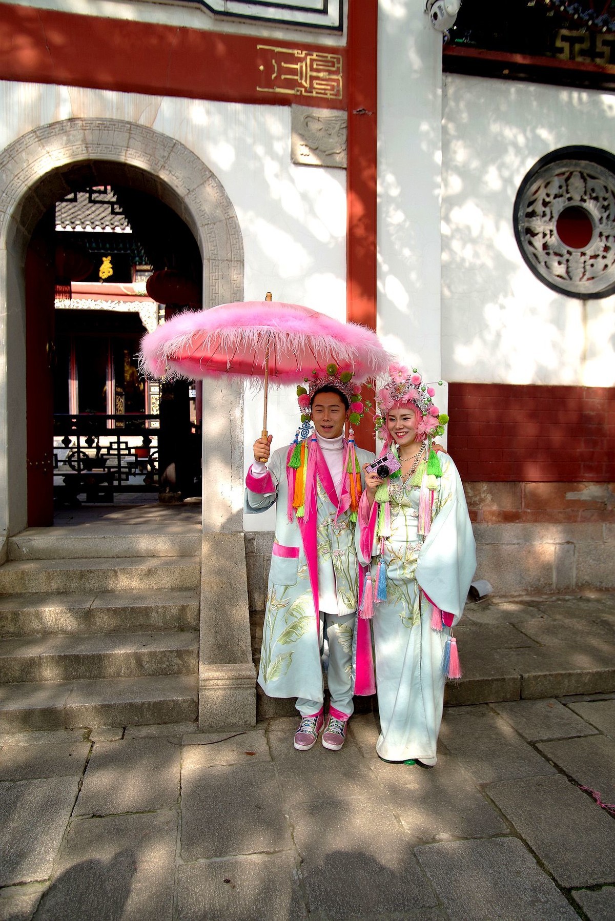 环境人像外拍----晴川阁的新娘子！。。。