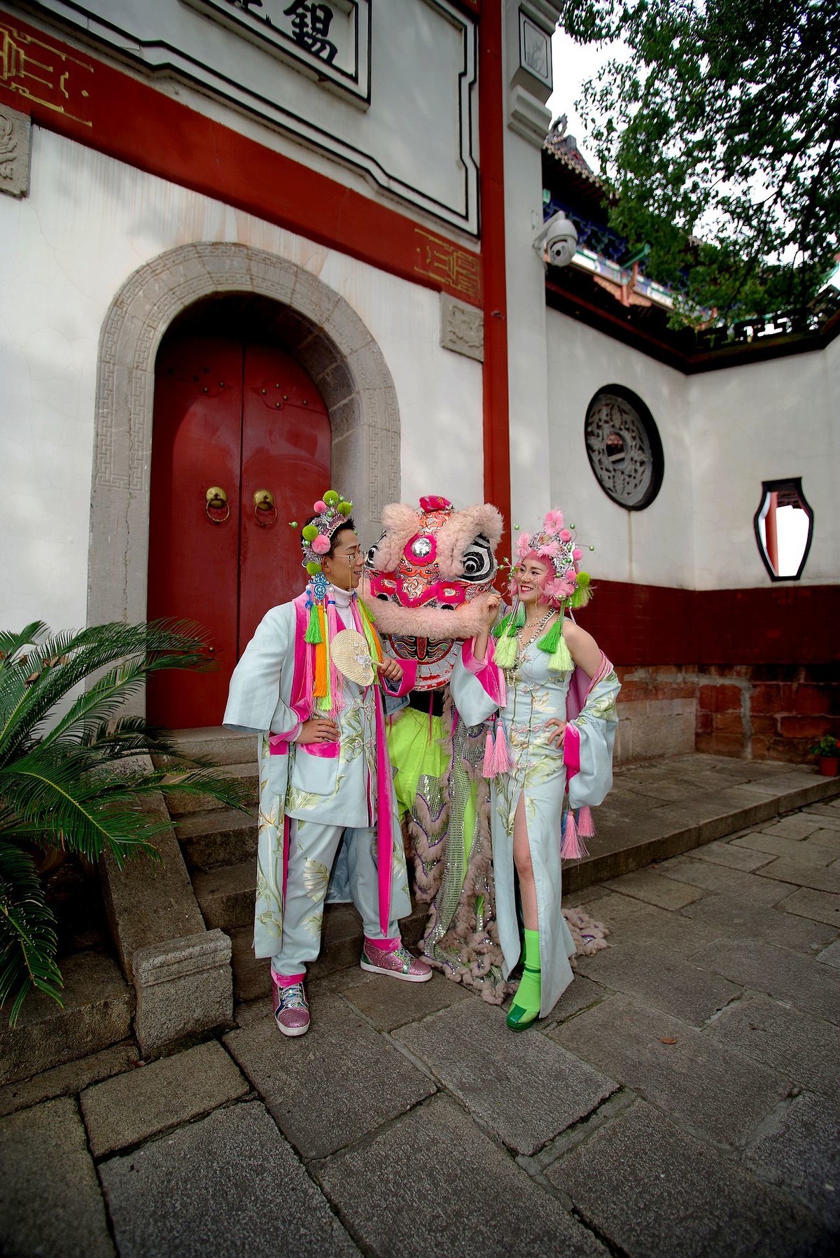 环境人像外拍----晴川阁的新娘子！。。。