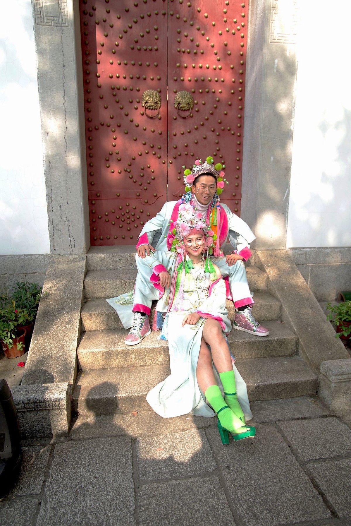 环境人像外拍----晴川阁的新娘子！。。。