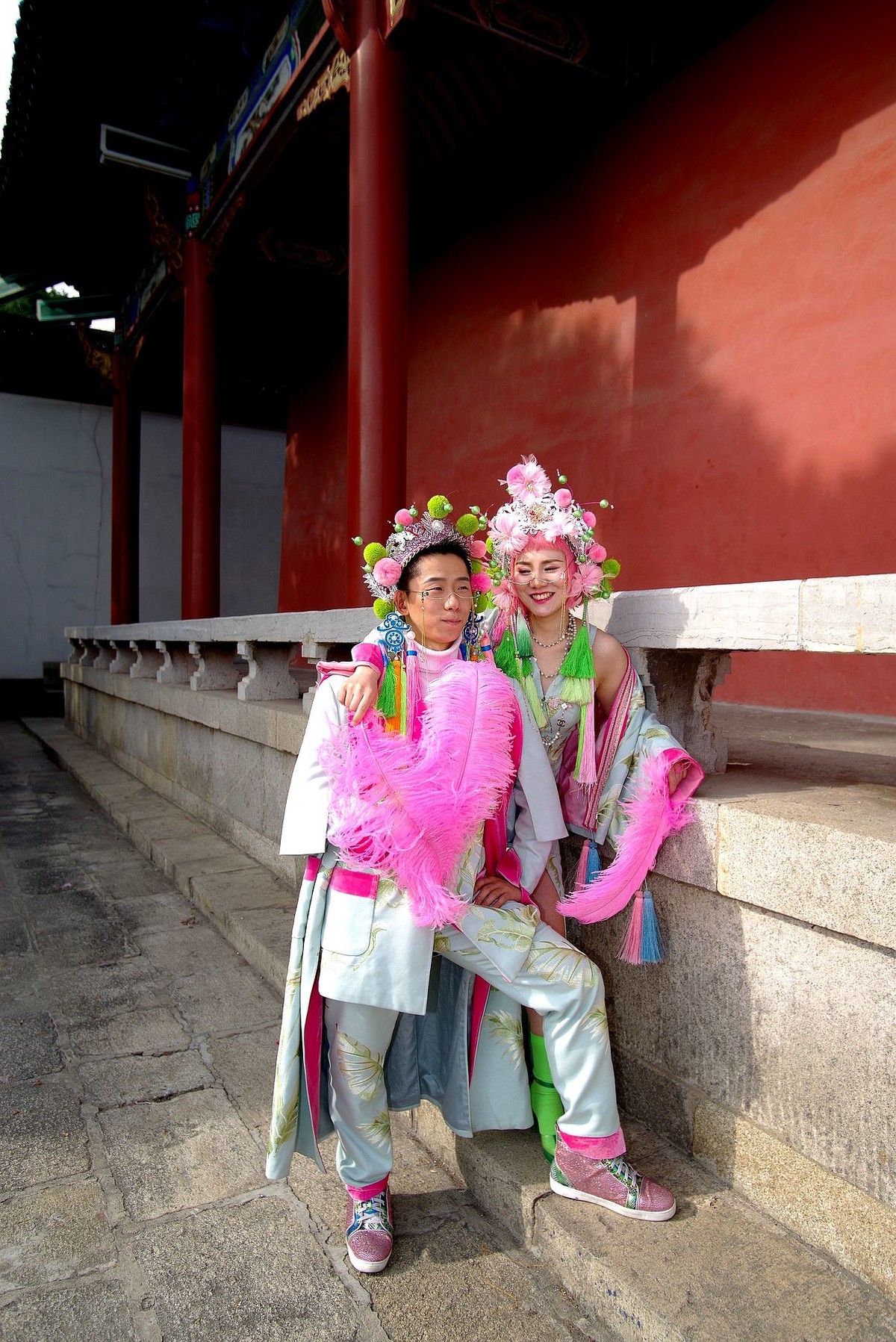 环境人像外拍----晴川阁的新娘子！。。。