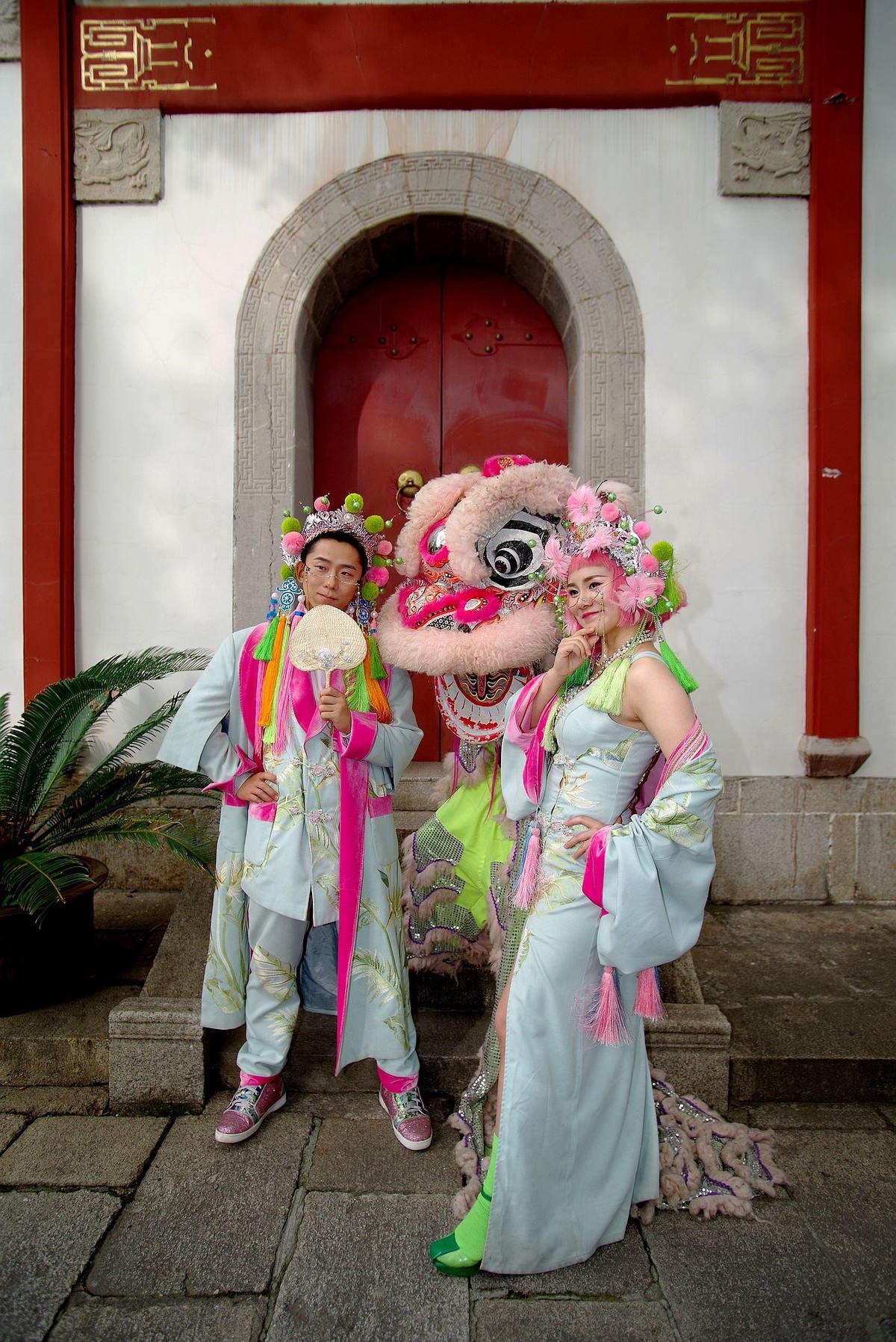 环境人像外拍----晴川阁的新娘子！。。。