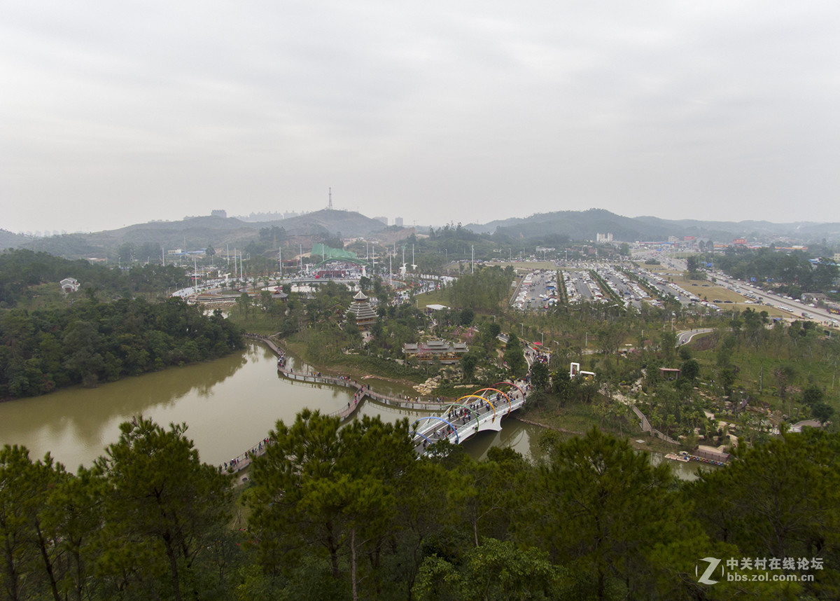 钦州园博园青云台俯瞰景观