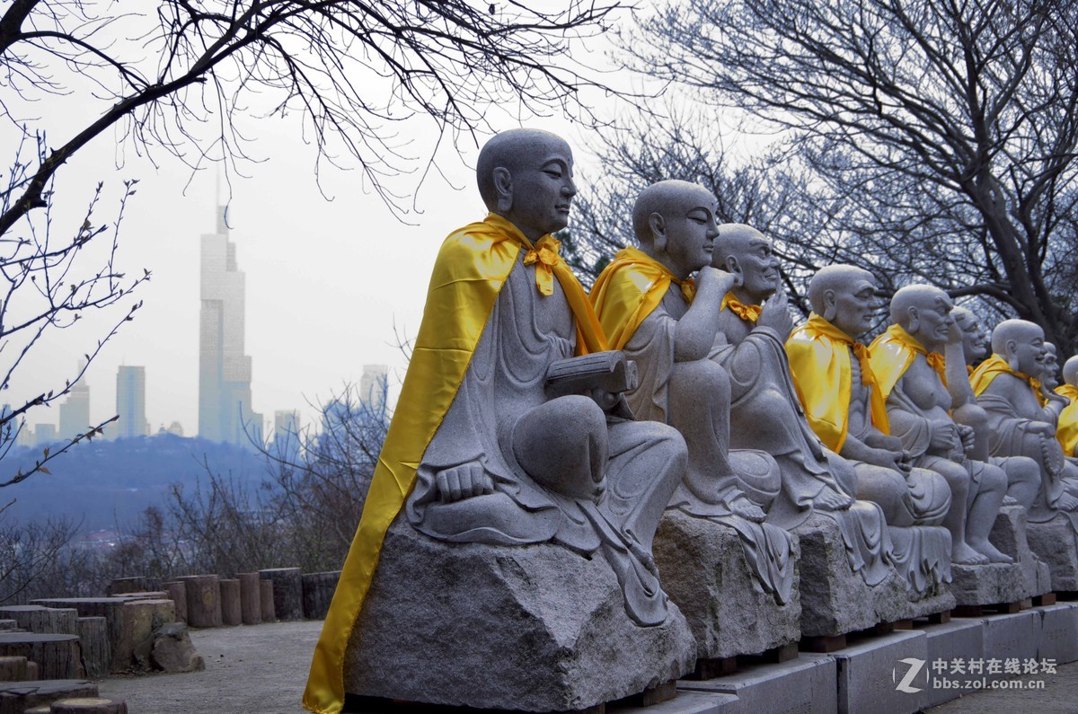 再拍九华山玄奘寺，