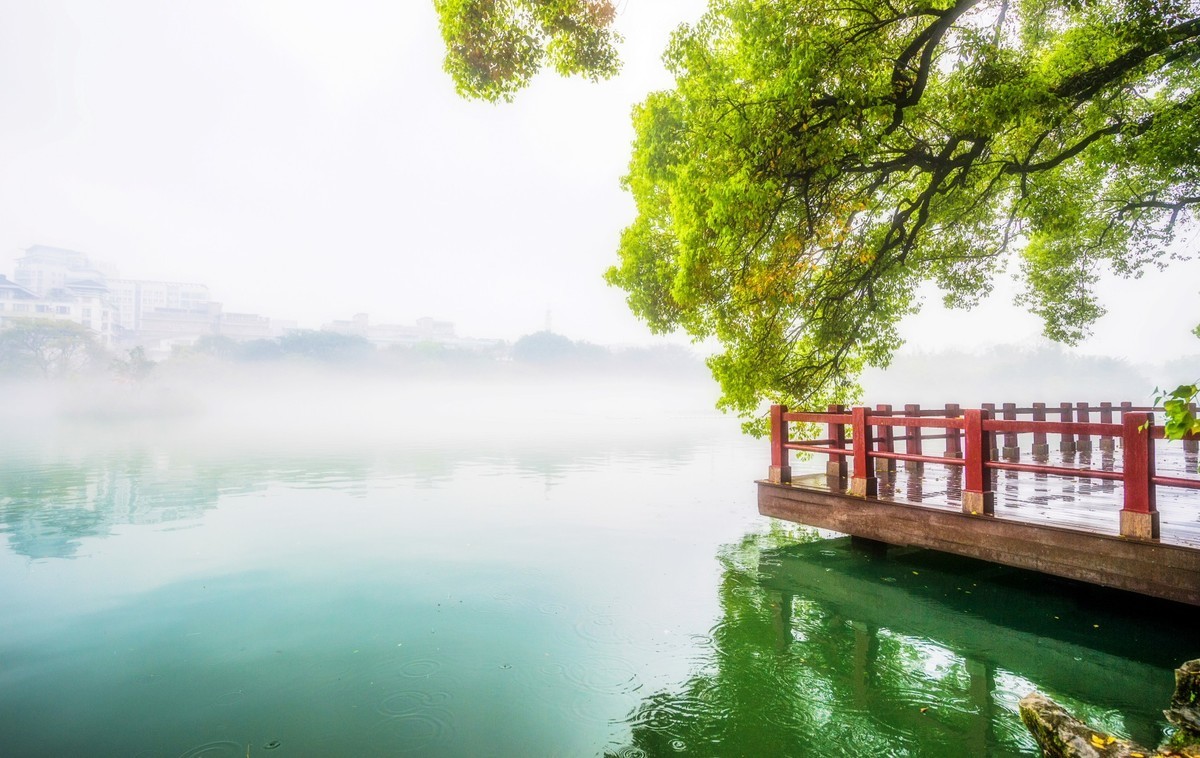江南烟雨梦雾中山水情风光雾景拍摄续