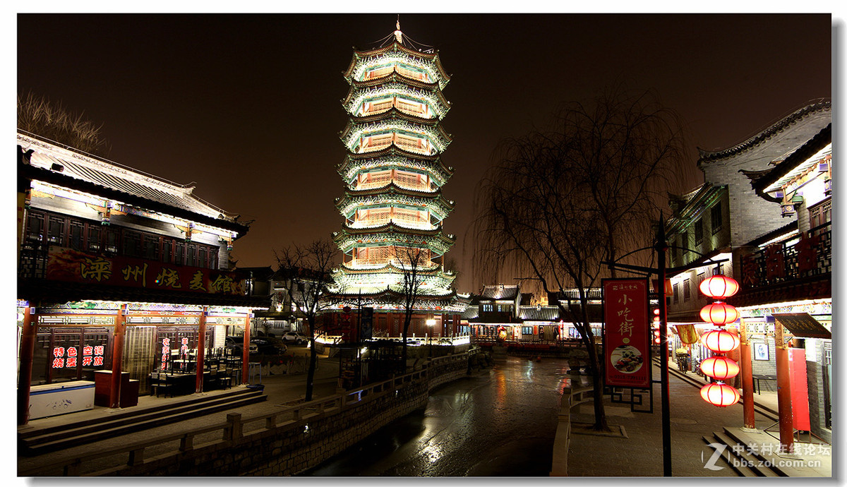 小城寒夜